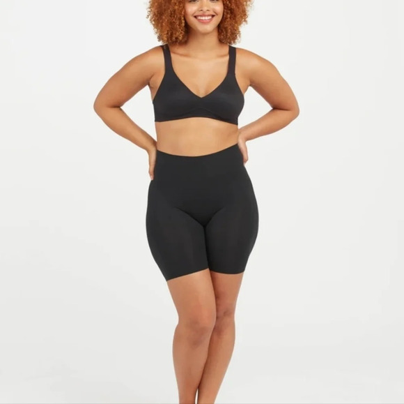SPANX "FIT TO YOU" EVERYDAY SHORT SARA BLAKELY Black XL - Picture 1 of 10